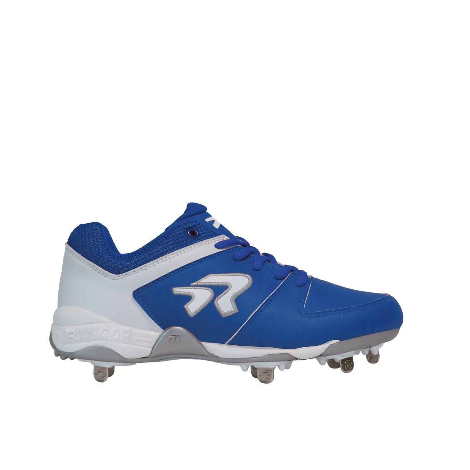 RIP-IT Ringor Flite "Royal/White" Women's Softball Cleat with Spikes